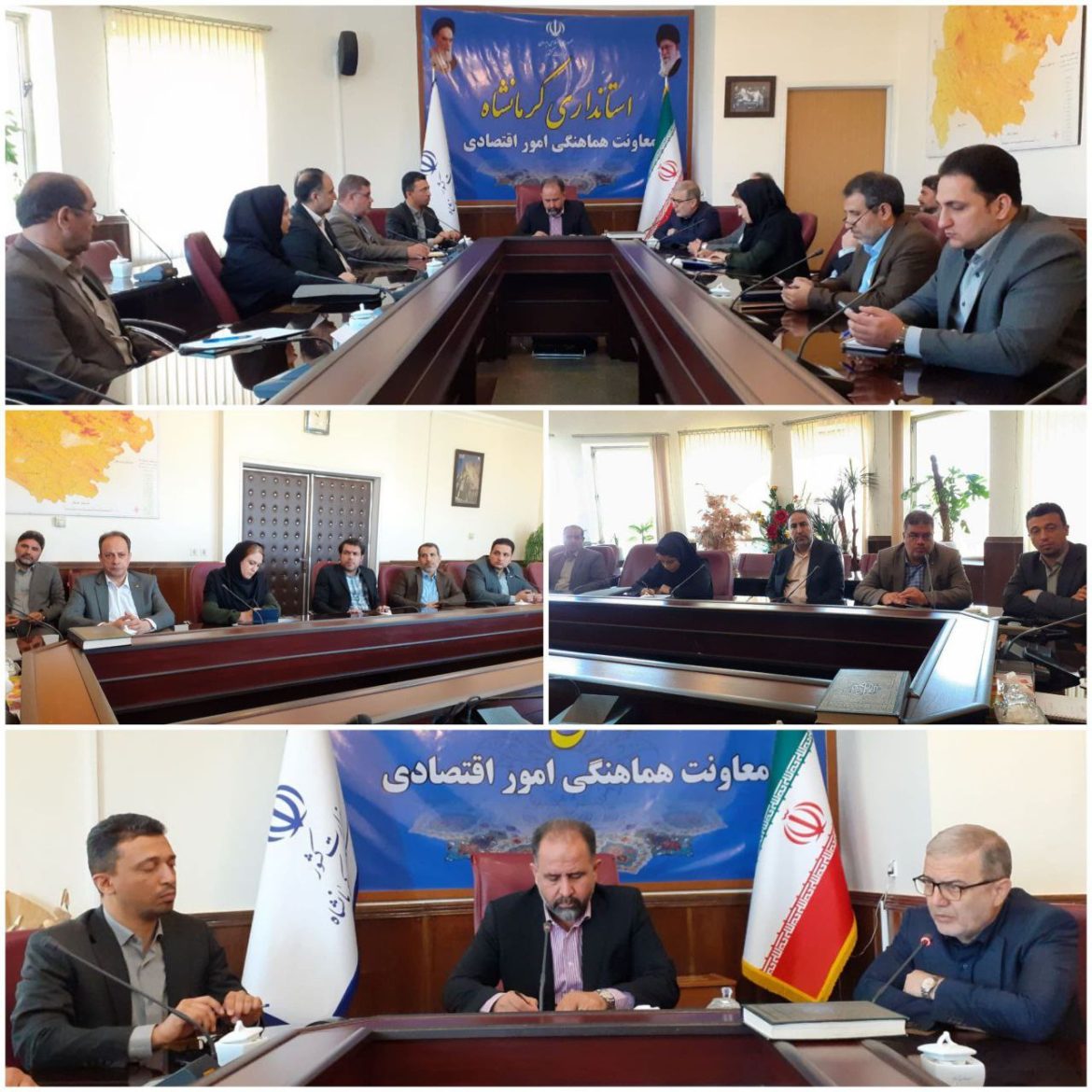 بررسی برنامه‌های توسعه صنعتی و معدنی کرمانشاه در حضور مدیران ارشد ایمیدرو، ایدرو و استانداری